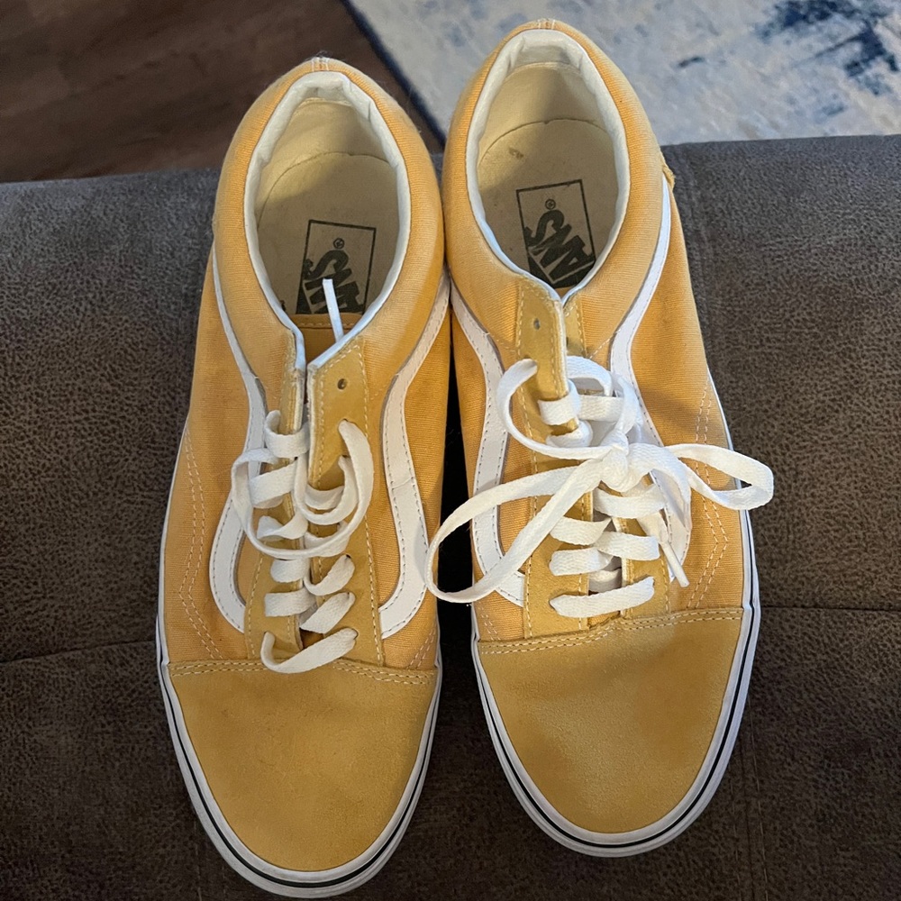 Yellow Vans, Men’s 9, Women’s 10.5